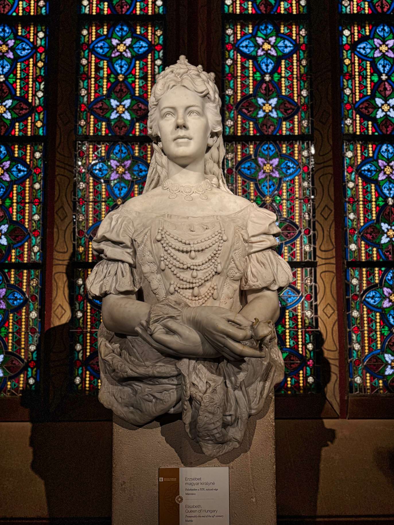 Skulptur Der Kaiserin Elisabeth Von Österreich Und Königin Von Ungarn